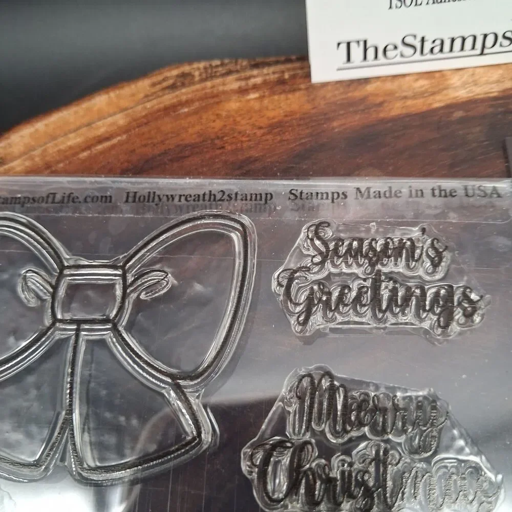 The Stamps of Life Snow Globe Stamp & Die Bundle Retired Stephanie Barnard